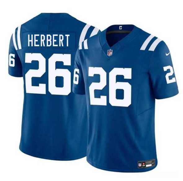 Men & Women & Youth Indianapolis Colts #26 Khalil Herbert Blue 2025 F.U.S.E. Vapor Limited Stitched Jersey->indianapolis colts->NFL Jersey